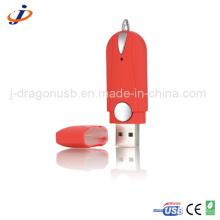 Cool Red Plastic Secure USB Flash Disk
